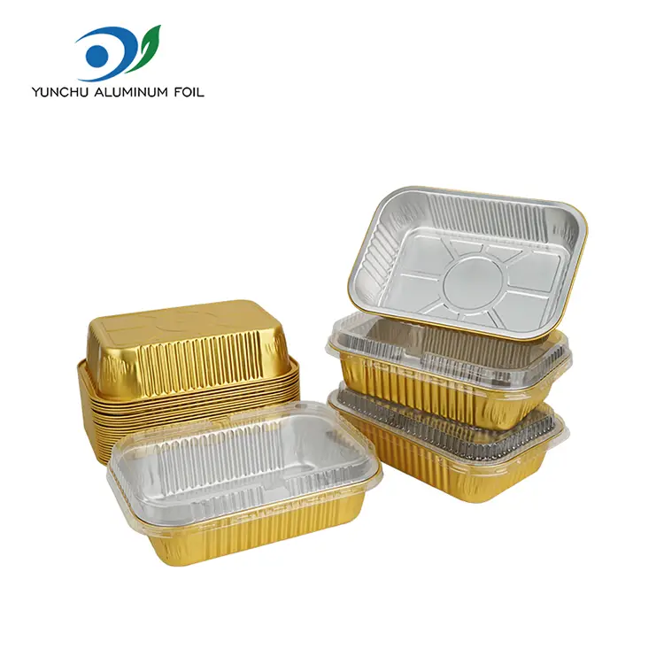 Containere de folie de aluminiu pentru grătar de unică folosință Containere de folie de aluminiu pentru grătar de unică folosință