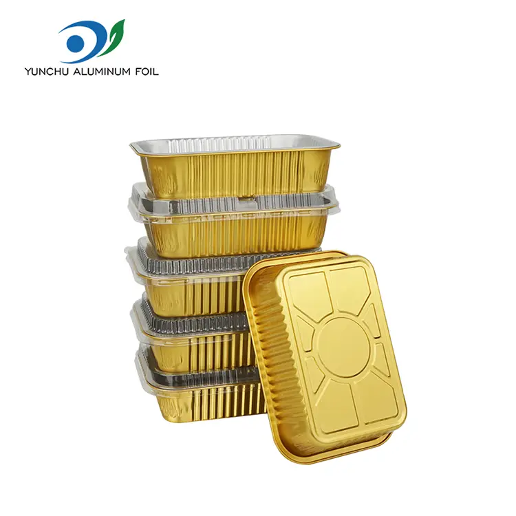 Containere de folie de aluminiu pentru grătar de unică folosință