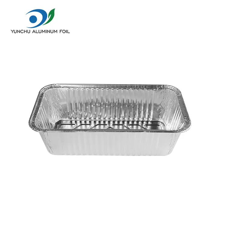 De ce să alegeți recipientul pentru alimente din folie de aluminiu pătrată argintie?