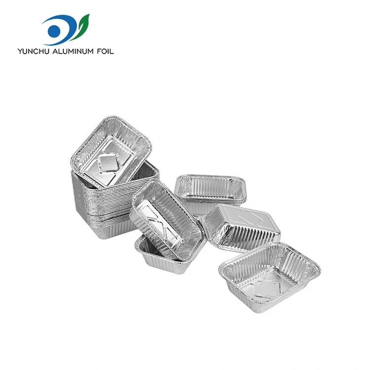 Friteuza de aer copt din argint din folie de aluminiu