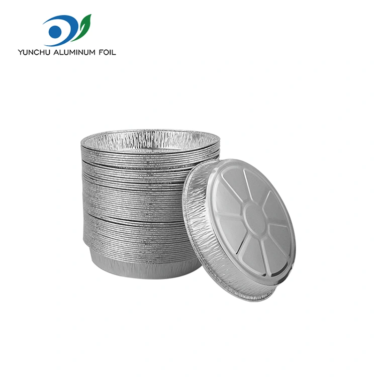 Recipiente cu folie de aluminiu din aluminiu de 7 inci, de 7 inci