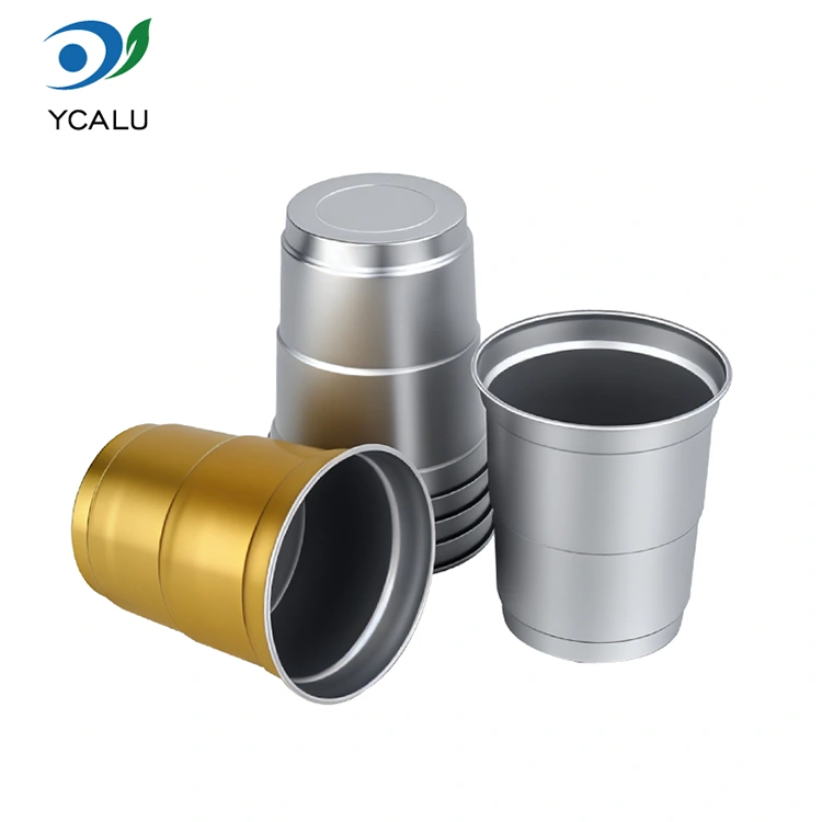 Pahar de aluminiu de unica folosinta pentru bautura rece din aluminiu