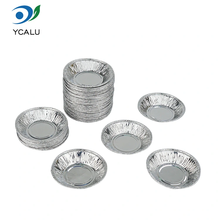 Tarte cu ou de unica folosinta pentru friteuza cu aer. Recipiente pentru alimente din folie de aluminiu argintie