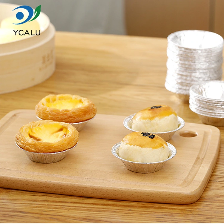 Tarte cu ou de unica folosinta pentru friteuza cu aer. Recipiente pentru alimente din folie de aluminiu argintie
