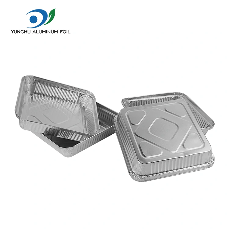 Frizuri de unică folosință BBQ SKENT Silver din folie din aluminiu