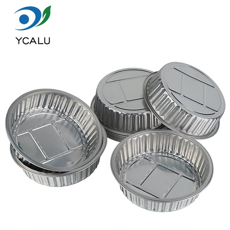 Recipiente din folie de aluminiu pentru catering, ambalate argintiu, de unică folosință Recipiente din folie de aluminiu pentru catering, ambalate argintiu, de unică folosință
