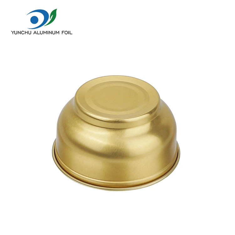 Containere de folie din aluminiu rotund de unică folosință