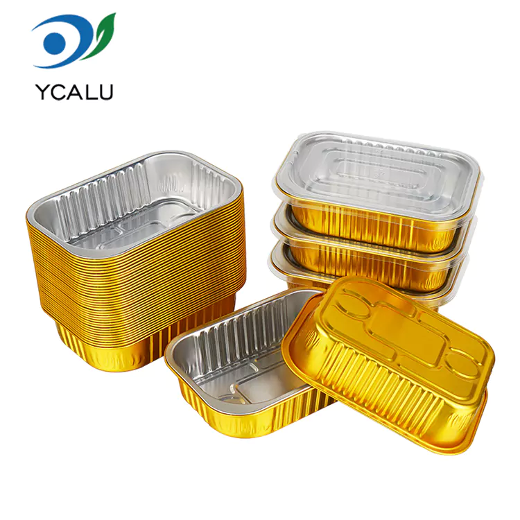 Recipiente din folie de aluminiu de unica folosinta pentru catering Recipiente din folie de aluminiu de unica folosinta pentru catering