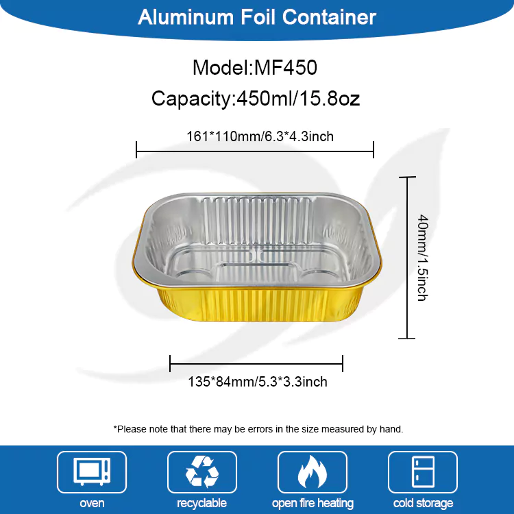 Recipiente din folie de aluminiu de unica folosinta pentru catering
