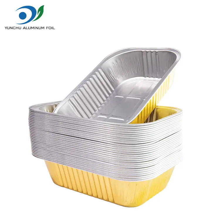 Containere de folie de aluminiu de grad de aluminiu îngroșat de unică folosință
