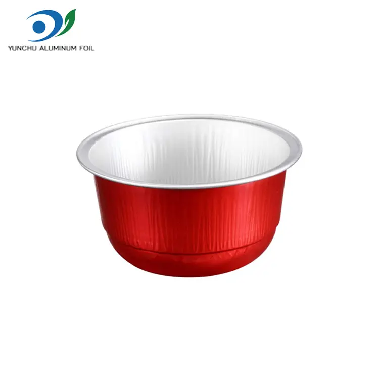 Cupa de desert din folie de aluminiu de aur –150 ml formă de cupolă