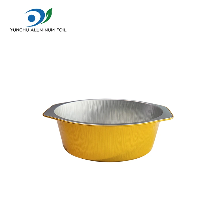 Recipiente din folie de aluminiu rezistente la căldură pentru mâncare la pachet și catering Recipiente din folie de aluminiu rezistente la căldură pentru mâncare la pachet și catering