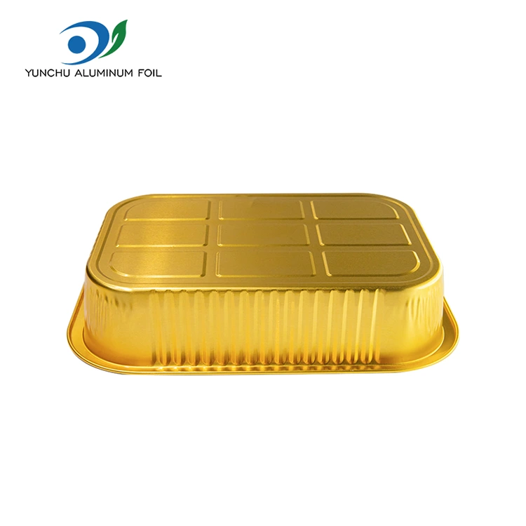 Recipiente de alimente din aluminiu rezistente pentru mâncare la pachet și livrare