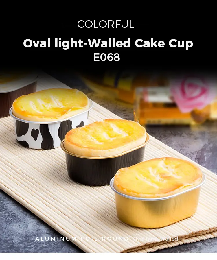 Oval light-Walled Aluminium Foil Containers