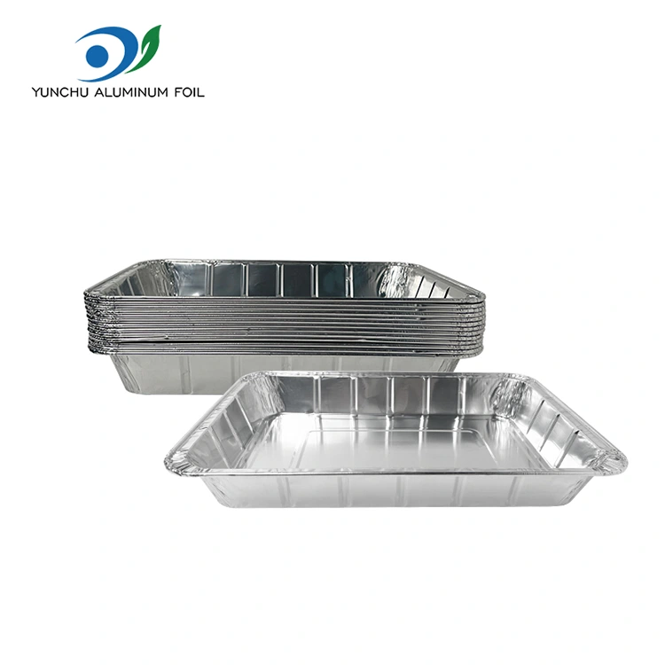 Recipiente cu folie din aluminiu din aluminiu de pește mare la grătar