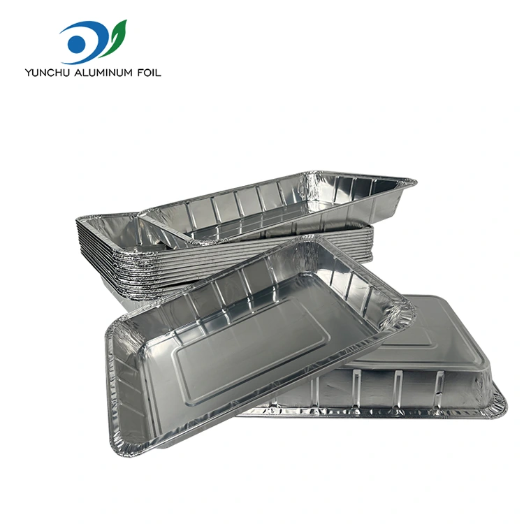 Recipiente cu folie din aluminiu din aluminiu de pește mare la grătar