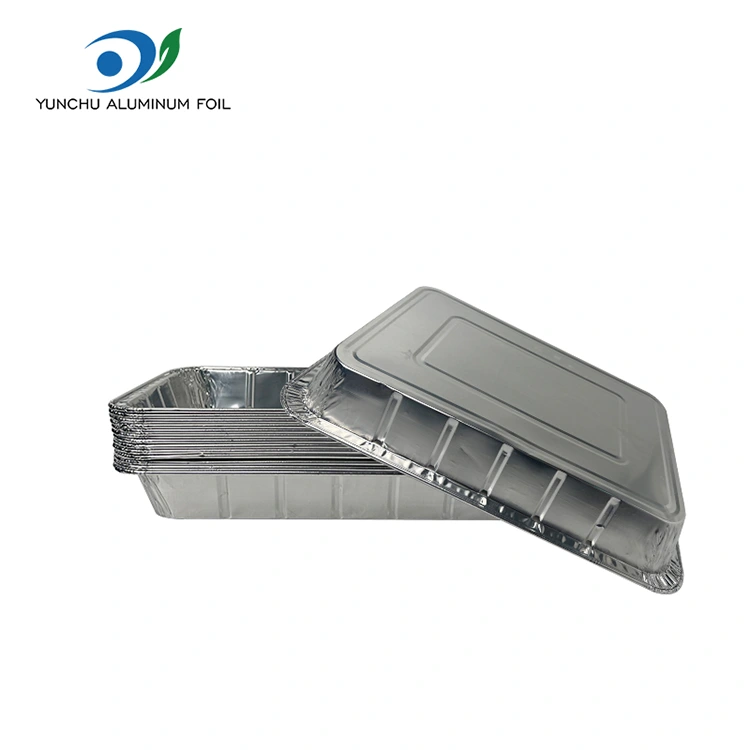 Recipiente cu folie din aluminiu din aluminiu de pește mare la grătar