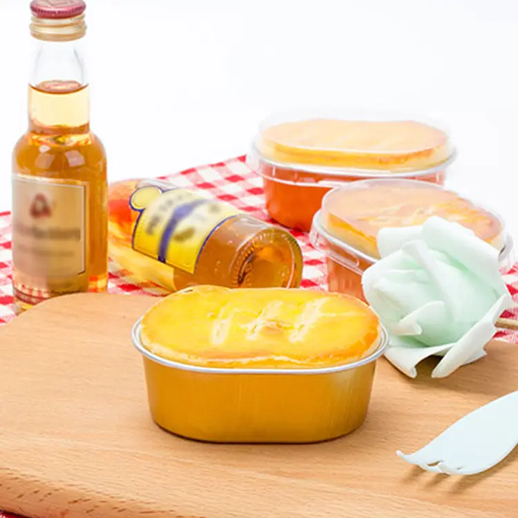 Recipiente ovale din folie de aluminiu cu pereți ușori