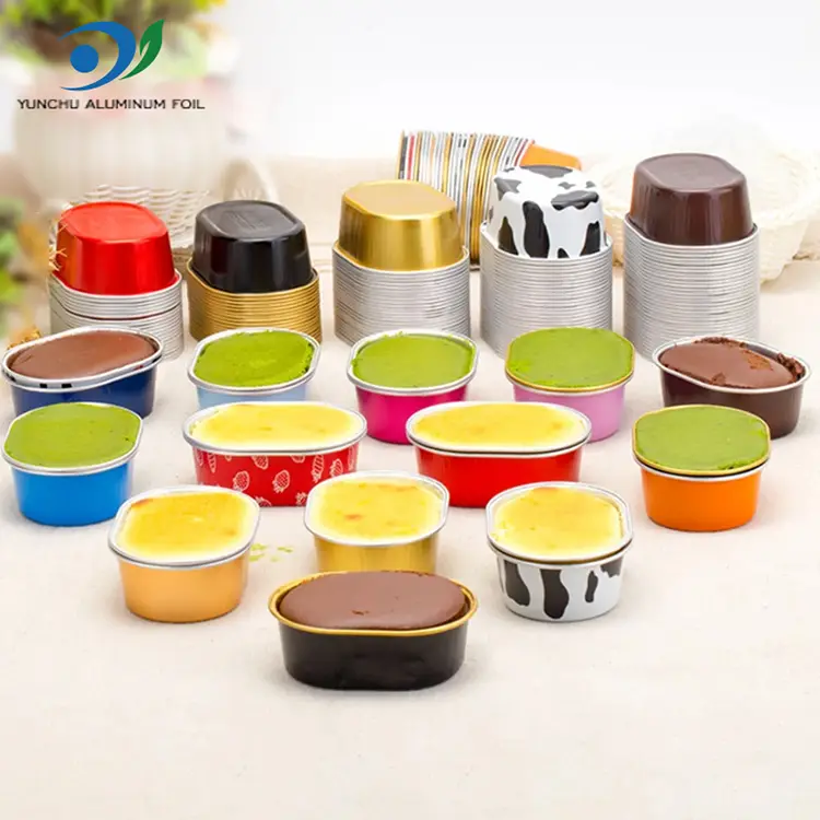 Recipiente ovale din folie de aluminiu cu pereți ușori