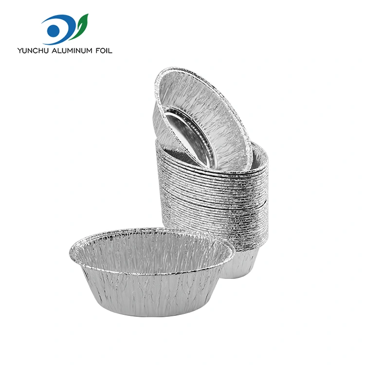 Tort oval cu aburi de argint din aluminiu folie recipient alimentar