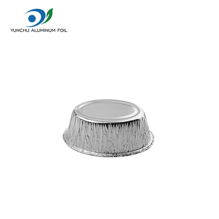 Tort oval cu aburi de argint din aluminiu folie recipient alimentar