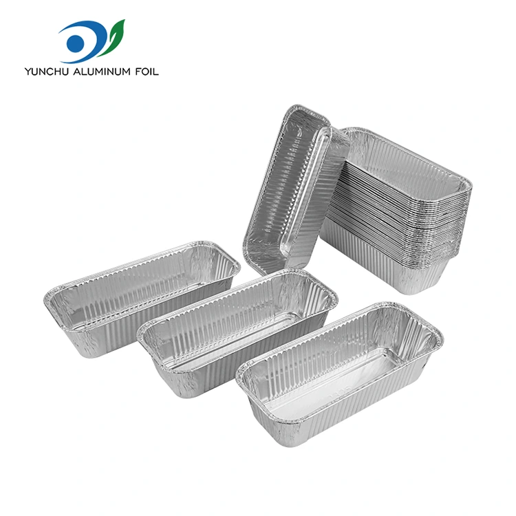 Containere din folie de aluminiu din aluminiu cu friteuze dreptunghiulare