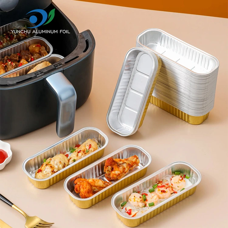 Tort de coacere dreptunghiulară pentru folie de aluminiu cu pereți neted