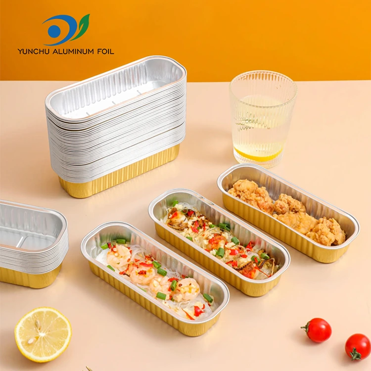 Tort de coacere dreptunghiulară pentru folie de aluminiu cu pereți neted