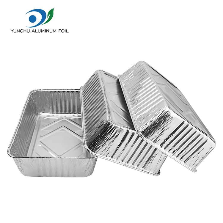 Pâine dreptunghiulară pentru a lua folie din aluminiu din argint