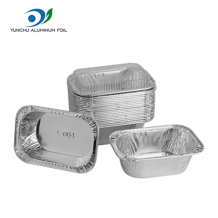 Tort dreptunghiular copt de argint din folie de aluminiu