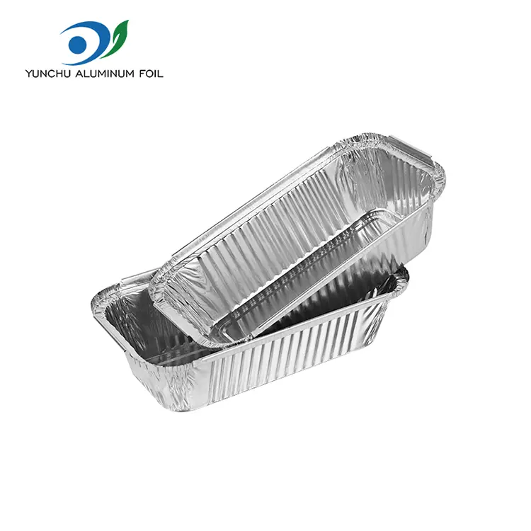 Cuptor dreptunghiular care coaceți containere folie din aluminiu de argint