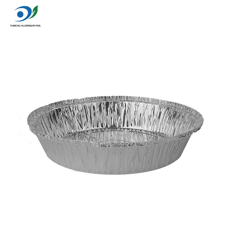 Recipient alimentar cu folie de aluminiu cu aer rotund cu aer fierbinte din argint