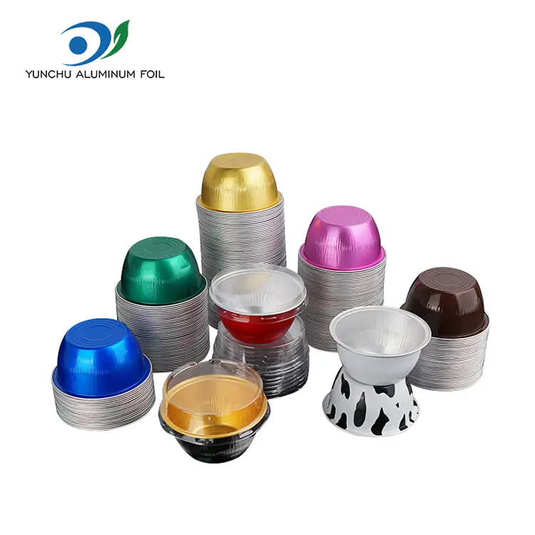 Culoare rotundă pentru tort neted din folie de aluminiu din aluminiu