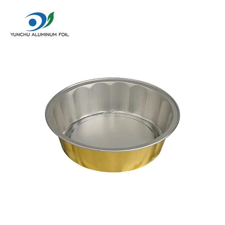 Containere de folie de aluminiu cu pereți netede de copt rezistent