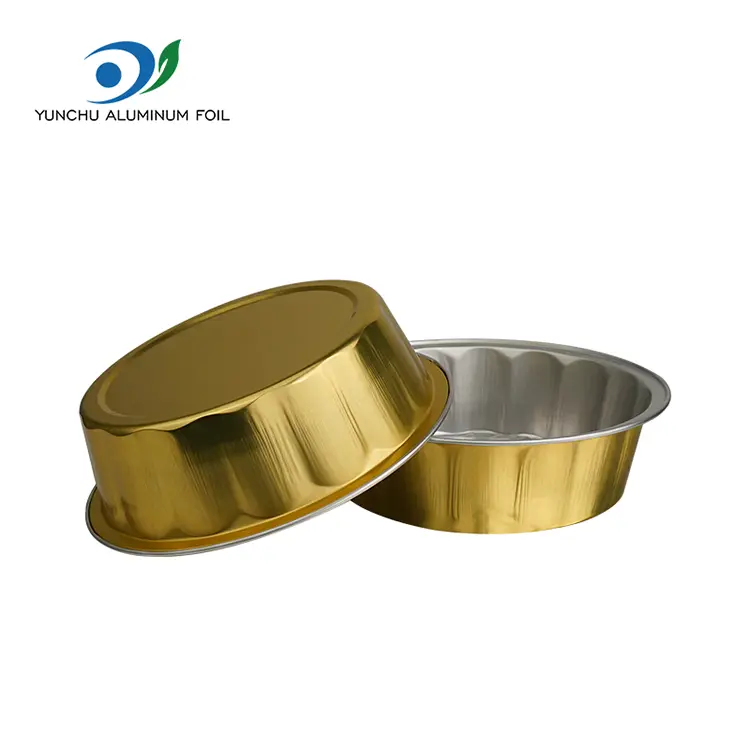 Containere de folie de aluminiu cu pereți netede de copt rezistent