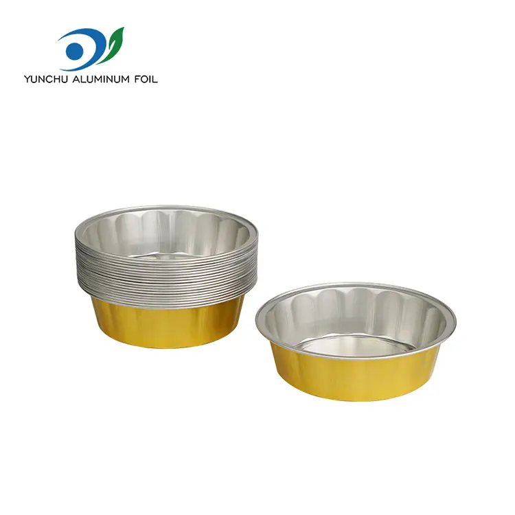 Containere de folie de aluminiu cu pereți netede de copt rezistent