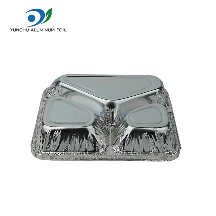 Recipiente din folie de aluminiu cu formă specială pentru ambalarea alimentelor