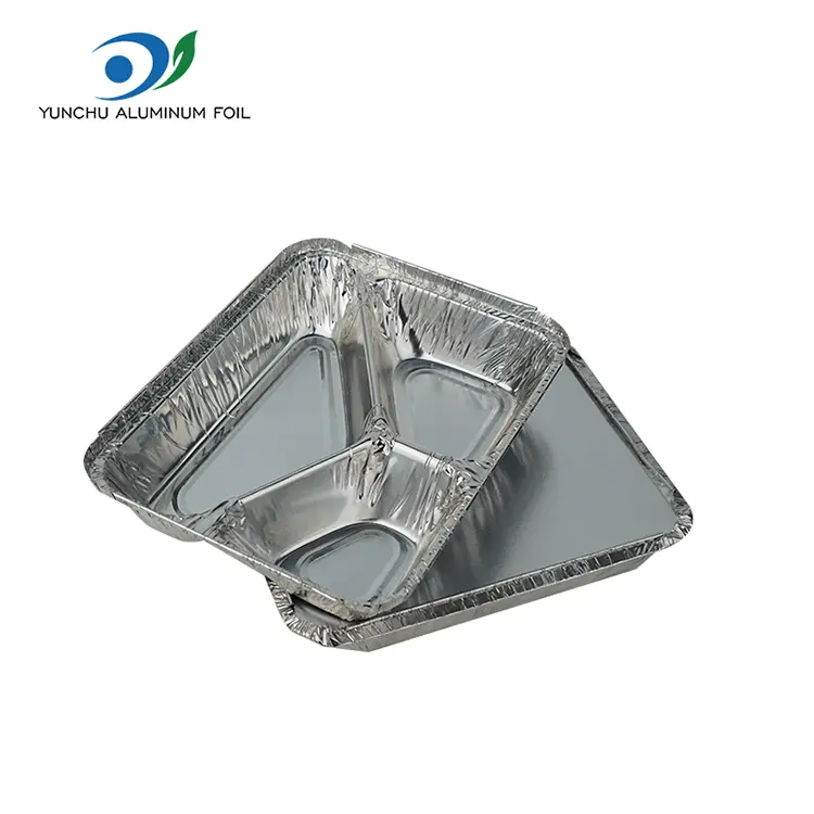 Recipiente din folie de aluminiu cu formă specială pentru ambalarea alimentelor