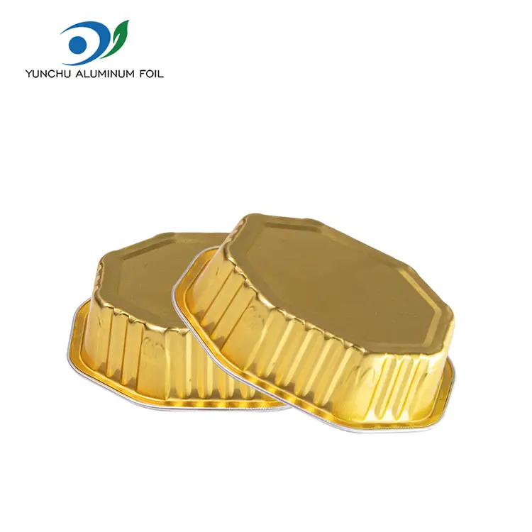 Cupa pentru tort în formă specială recipiente cu folie de aluminiu cu pereți netede