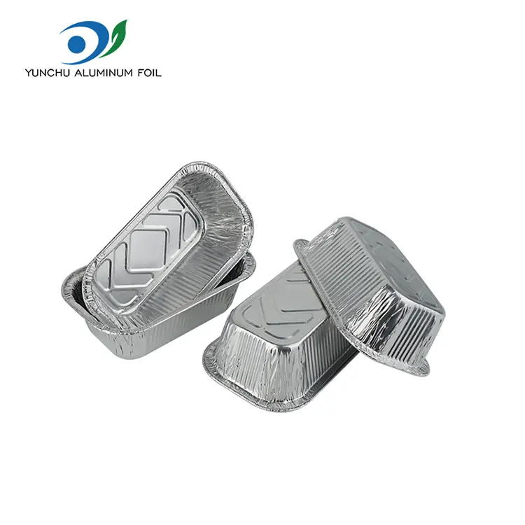 Friteuță pătrată Cryers Catering Silver din folie de aluminiu