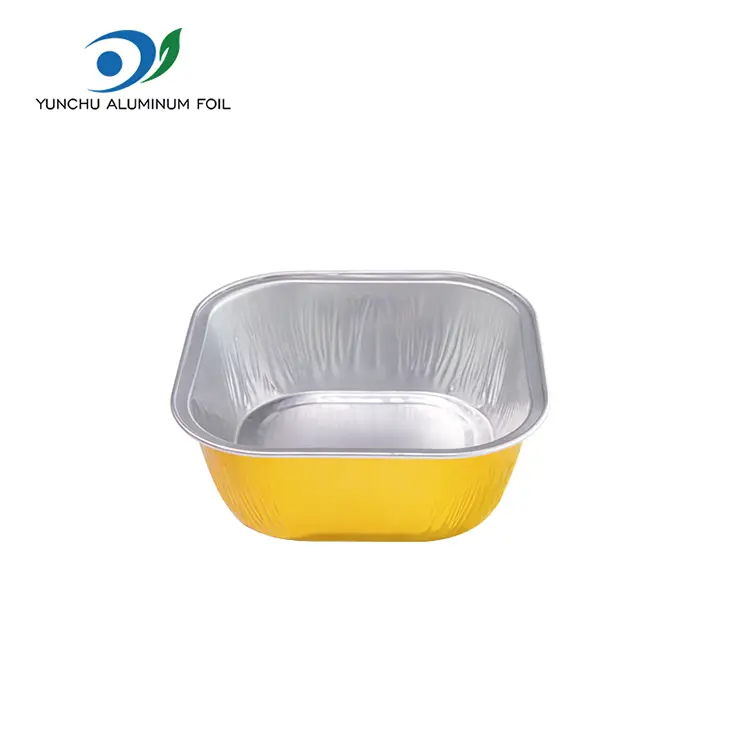Culoare pătrată copt neted din folie de aluminiu din aluminiu
