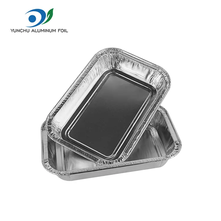 Containere foliane din aluminiu care se îngroașă cu riduri, fără riduri,